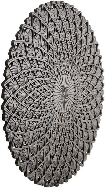 Chancelade Dark Brown Wall Carving