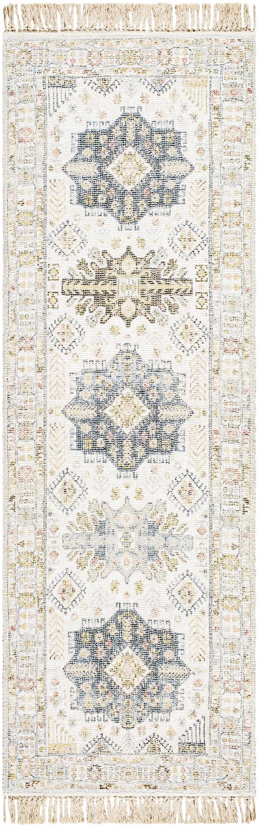 Chaela Ivory & Olive Area Rug