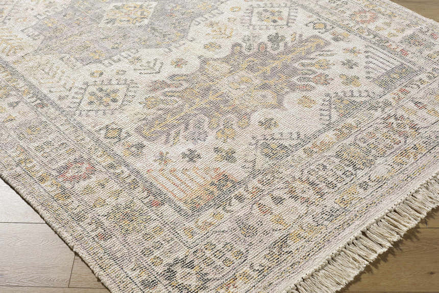 Made to Order Custom Size Chaela Ivory & Lavender Area Rug