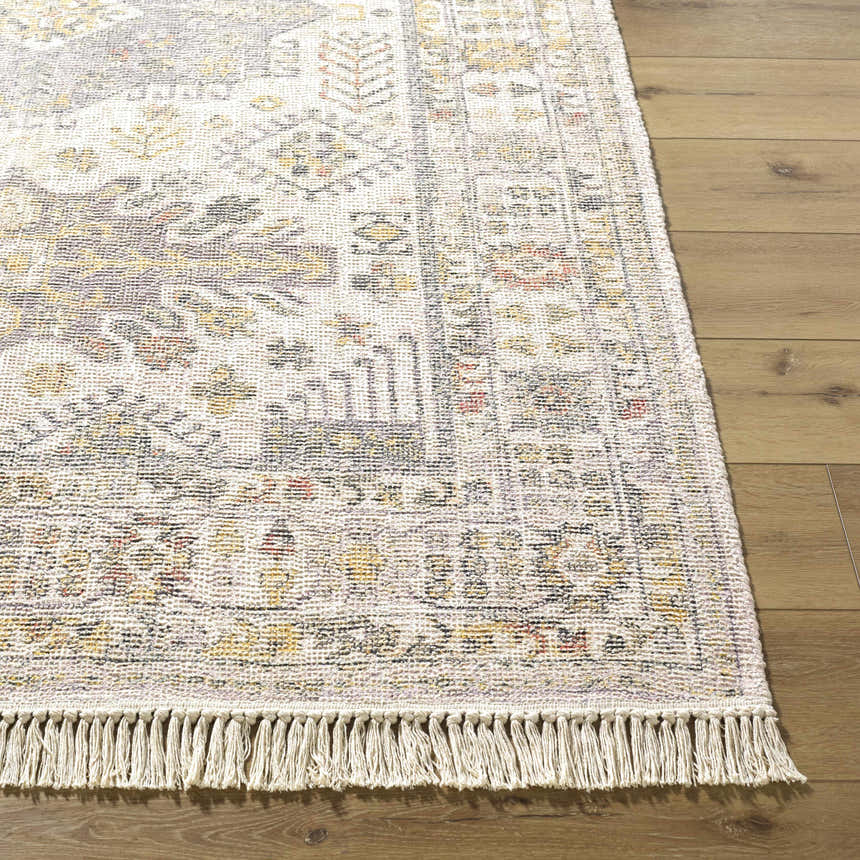 Made to Order Custom Size Chaela Ivory & Lavender Area Rug