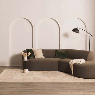 Made to Order Custom Size Chaela Ivory & Lavender Area Rug