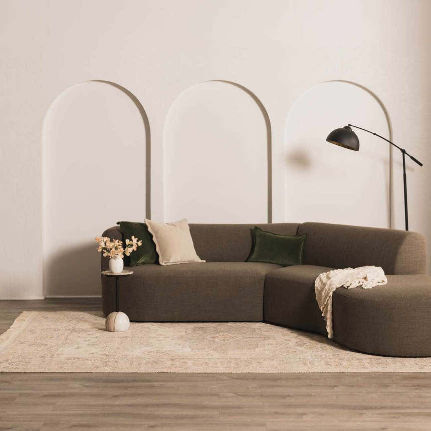 Made to Order Custom Size Chaela Ivory & Lavender Area Rug