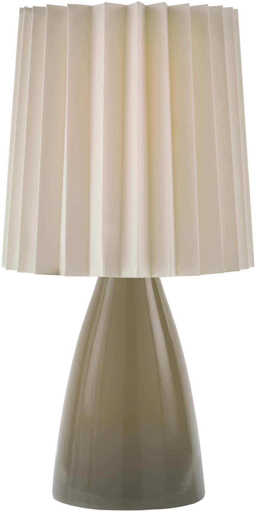 Cocconato Gray and White Ceramic Table Lamp