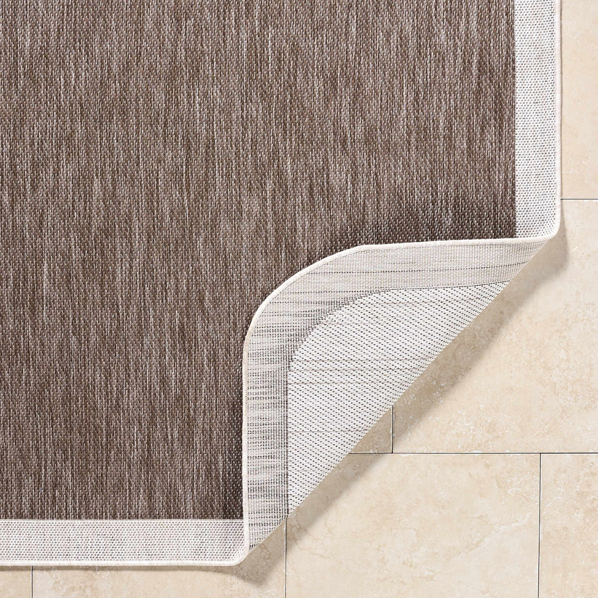 Chetan Dark Brown Area Rug