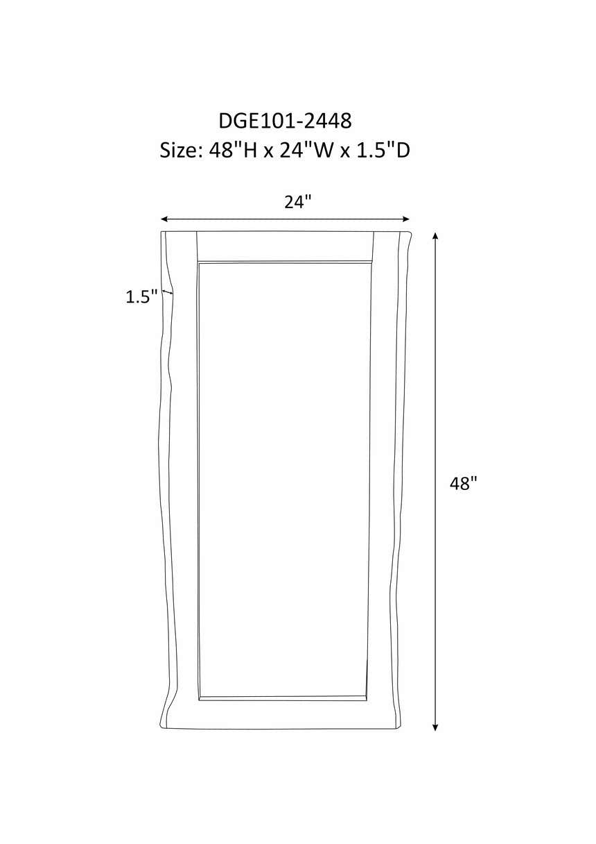 Delson Wood Frame Mirror