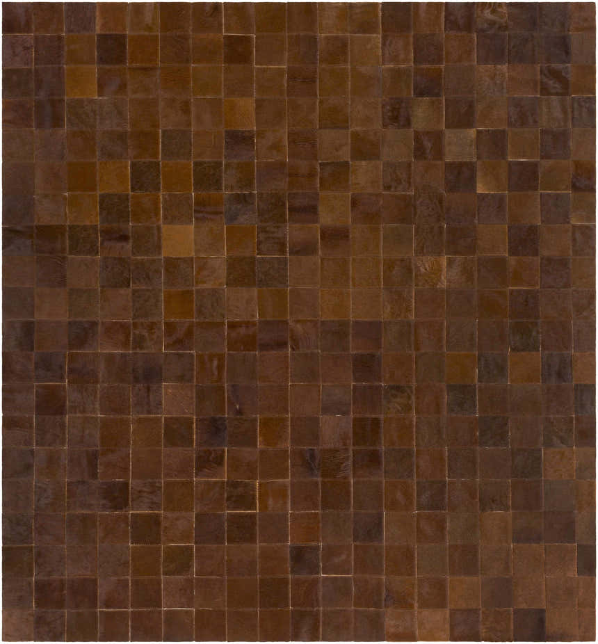 Denizli Brown Hand Crafted Cut and Sew Custom Rug
