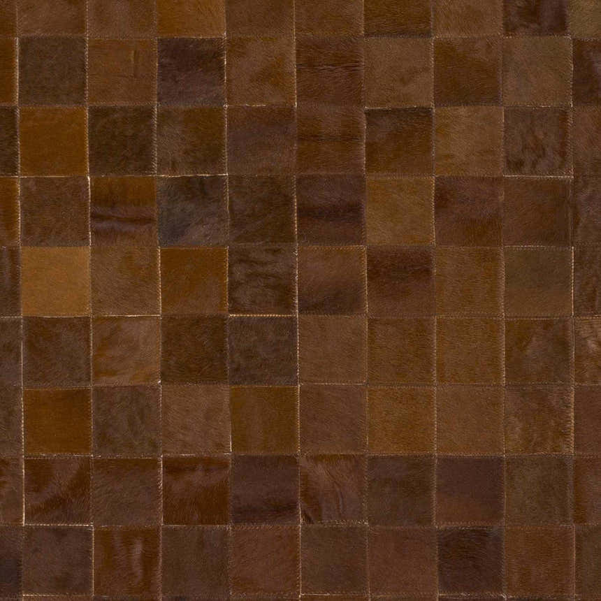 Denizli Brown Hand Crafted Cut and Sew Custom Rug