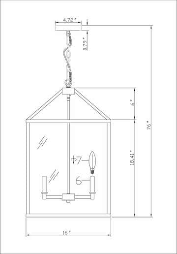 Drolshagen Black Chandelier