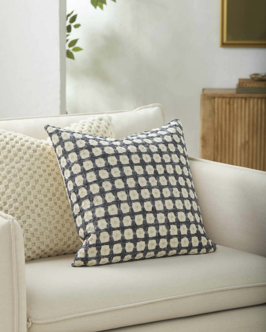 Pilo Ivory Cotton Throw Pillow