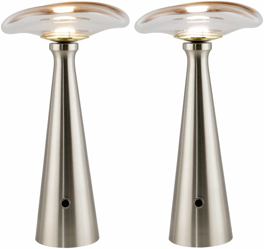 Dinteloord Metallic - Nickel Table Lamp