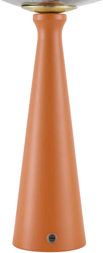 Dinteloord Orange Table Lamp