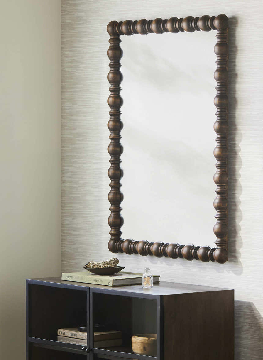 Suva Dark Brown Mirror