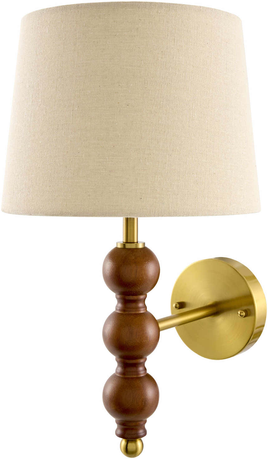 Dullewala Dark Brown Wall Sconce