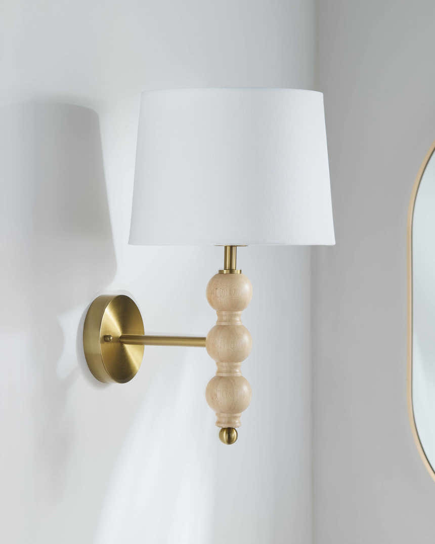 Dullewala Beige Wall Sconce