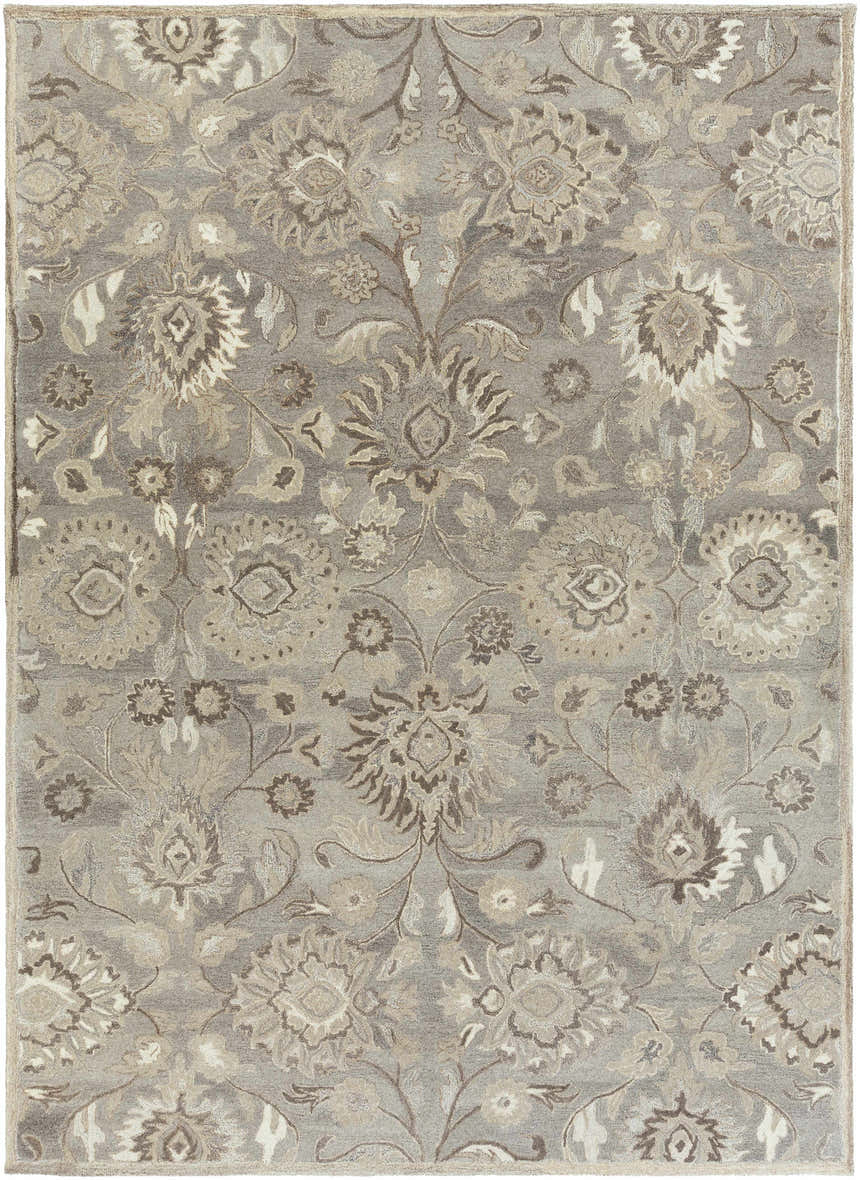 Made to Order Custom Size Conesus Hand Tufted Ivory & Taupe 1195 Area Rug