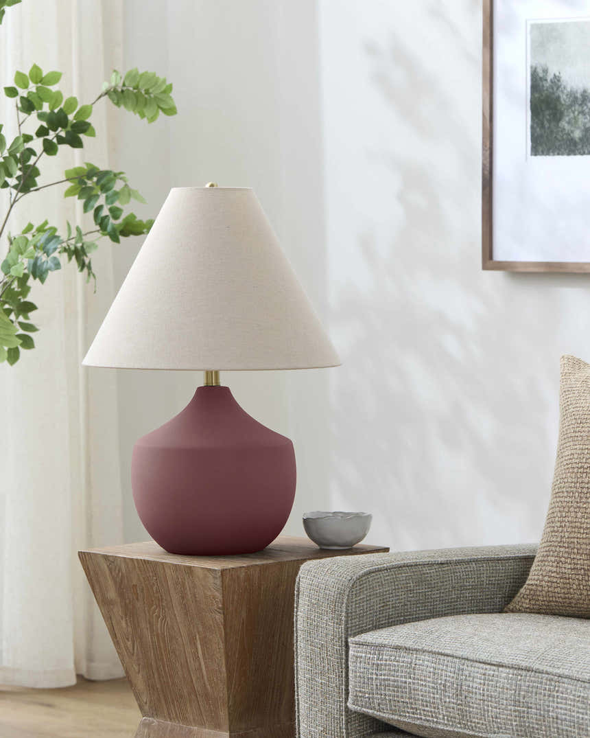 Felixdorf Brick Red Table Lamp