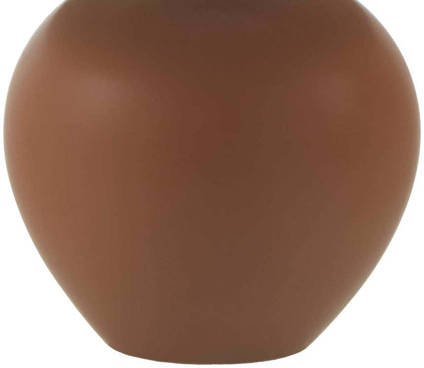 Ferrandina Contemporary Brick Red Table Lamp