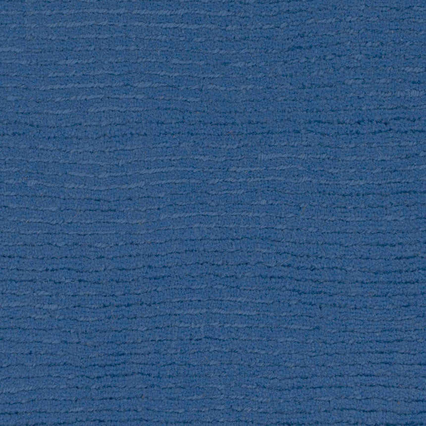 Made to Order Custom Size Brockton Solid Wool Blue Area Rug