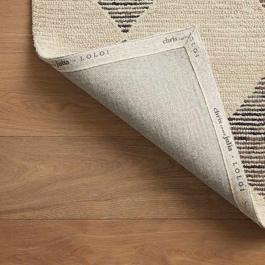 Loloi Francis FRA-01 Beige Charcoal Wool Rug