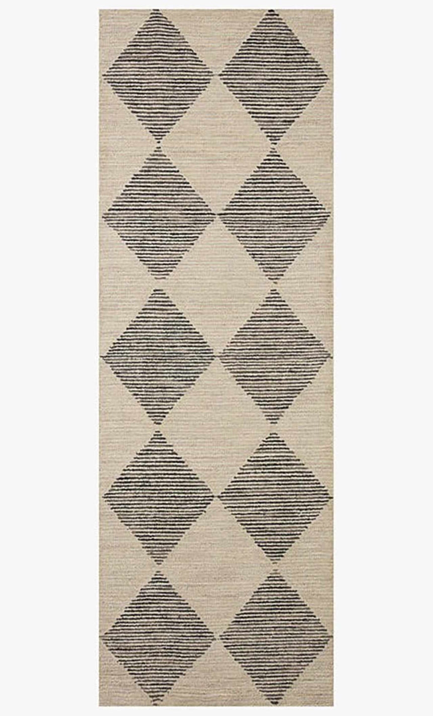Loloi Francis FRA-01 Beige Charcoal Wool Rug