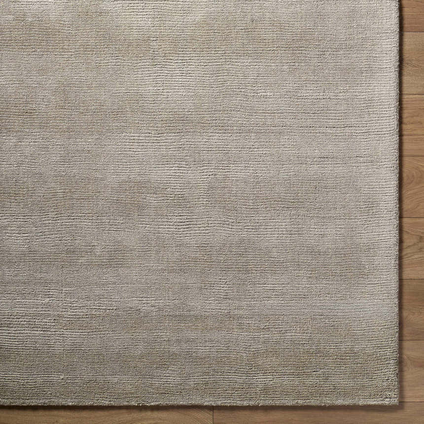 Made to Order Custom Size Brockton Solid Wool Gray Area Rug