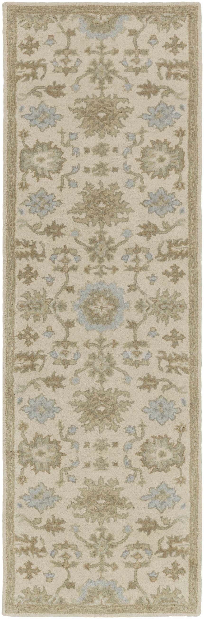 Made to Order Custom Size Hazen Hand Tufted Light Beige 1197 Area Rug