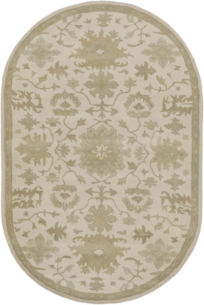 Made to Order Custom Size Hazen Hand Tufted Light Beige 1197 Area Rug