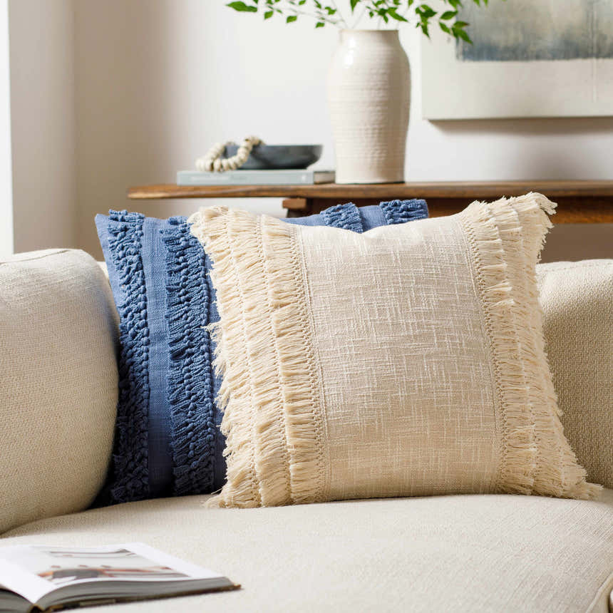 Gamay Cream Throw Pillow - Clearance