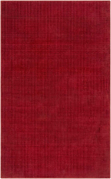 Gunther Red Hand Loomed Cut and Sew Custom Rug