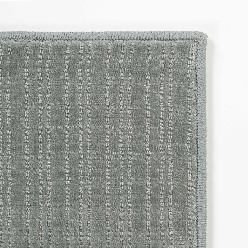 Gunther Gray Hand Loomed Cut and Sew Custom Rug