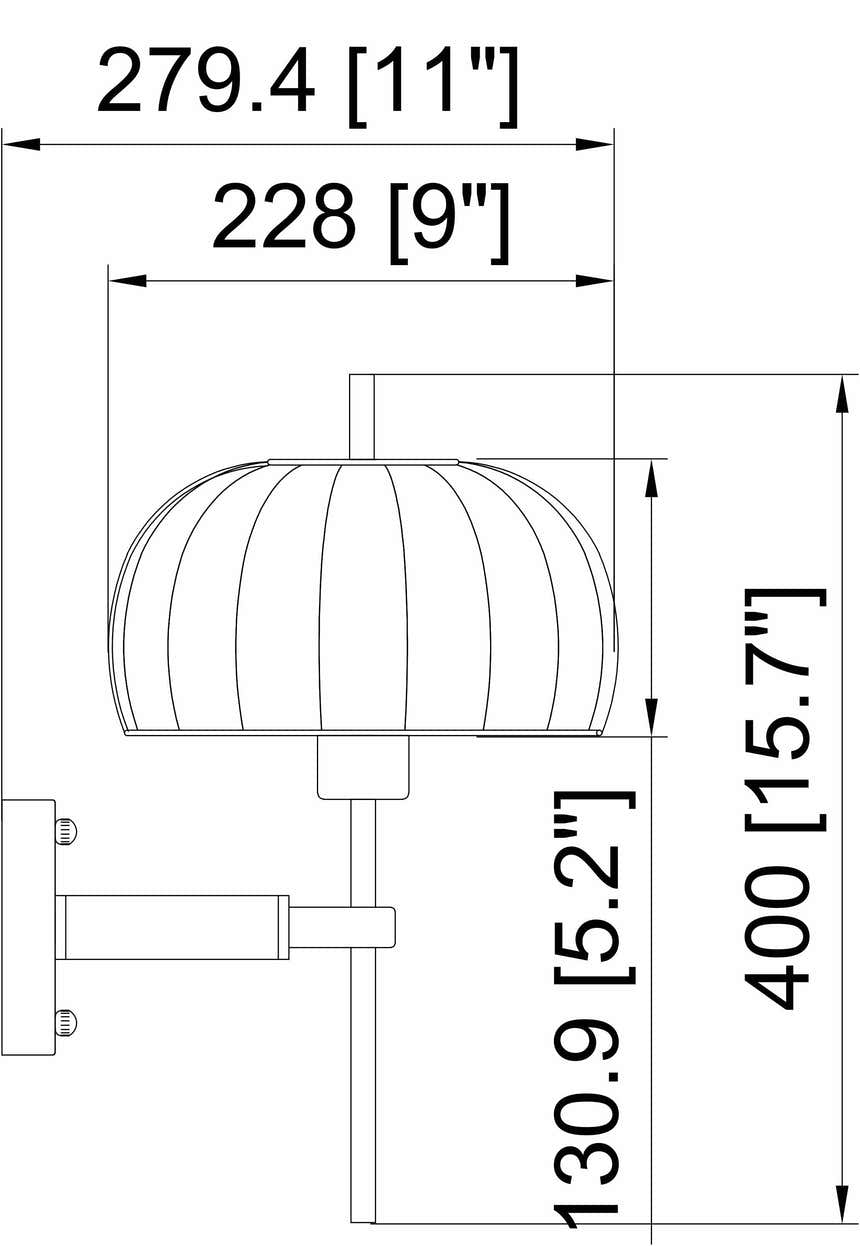 Guenrouet Metallic - Brass Wall Sconce