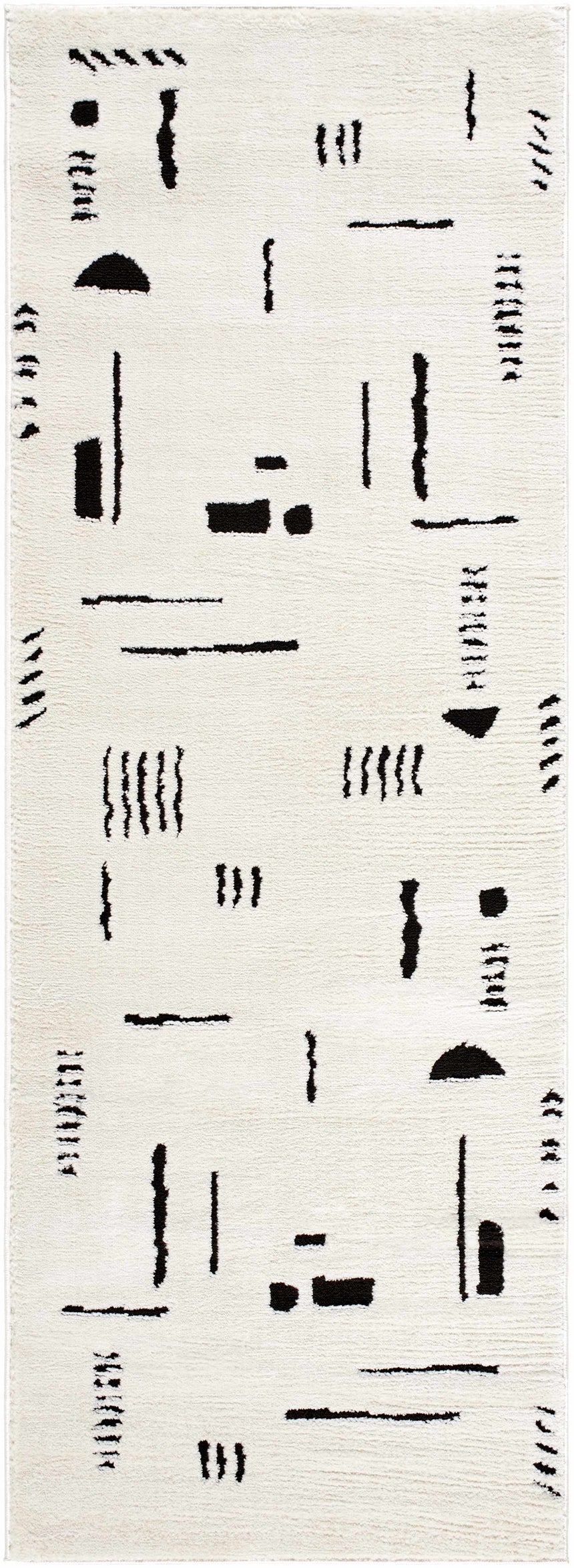 Winda Black & White Area Rug