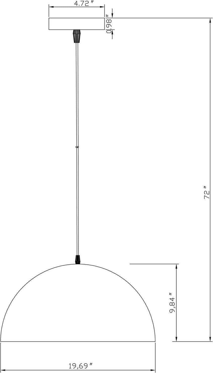 Gavorrano White Pendant