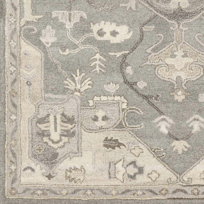 Sample Broomfield 1196 Hand Tufted Taupe Wool Rug