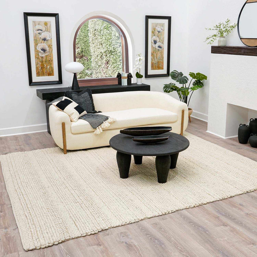 Hanlontown Premium Hand Woven Wool Area Rug
