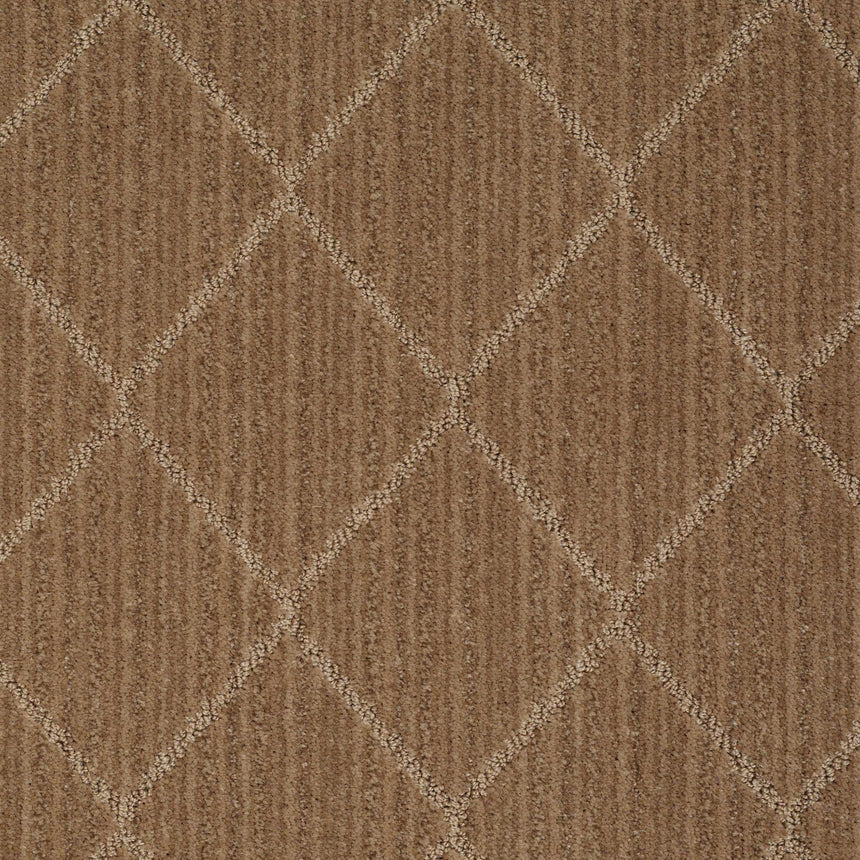 Hawkins Brown Diamond Cut and Sew Custom Rug