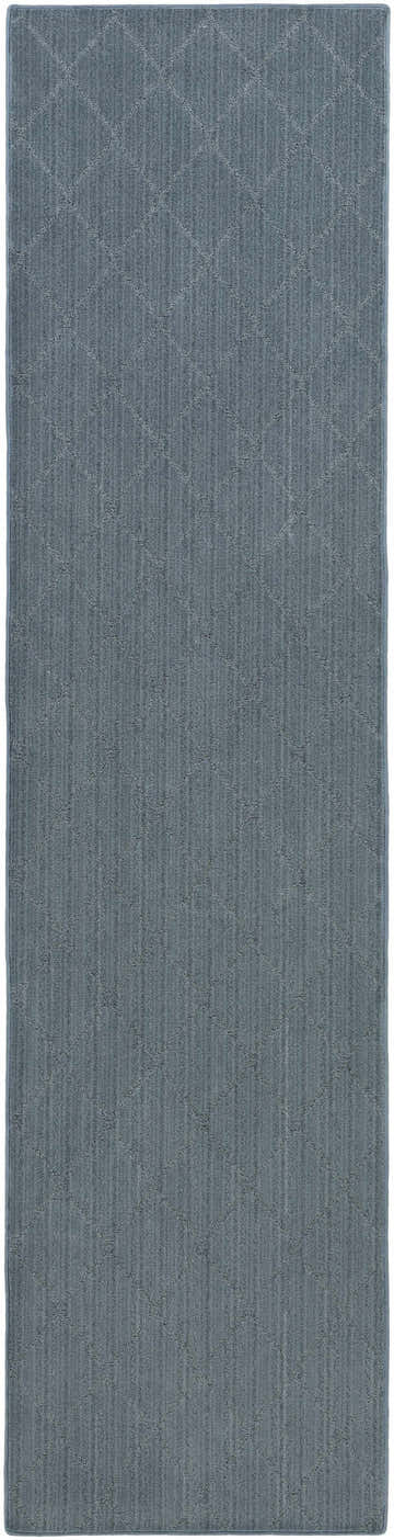 Hawkins Blue Diamond Cut and Sew Custom Rug