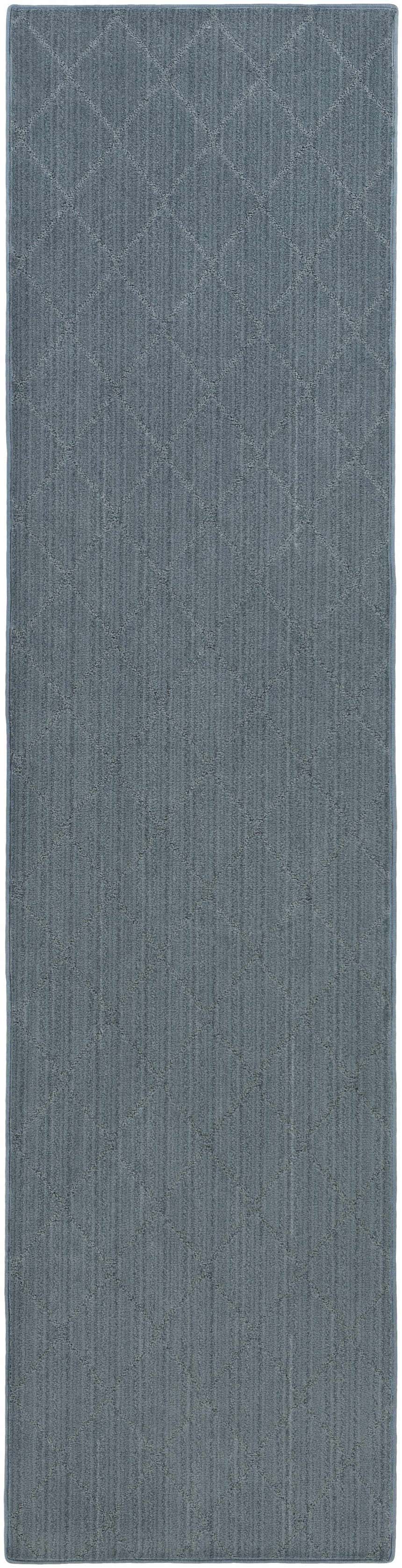 Hawkins Blue Diamond Cut and Sew Custom Rug