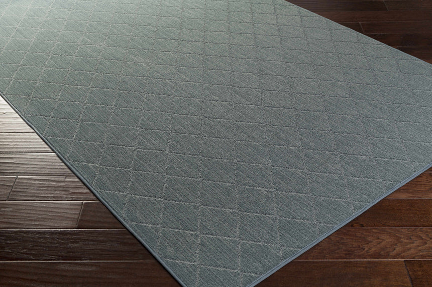 Hawkins Blue Diamond Cut and Sew Custom Rug