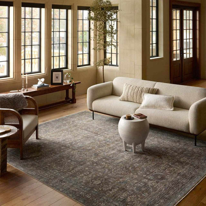 Loloi Heritage HER-14 Dark Brown Area Rug