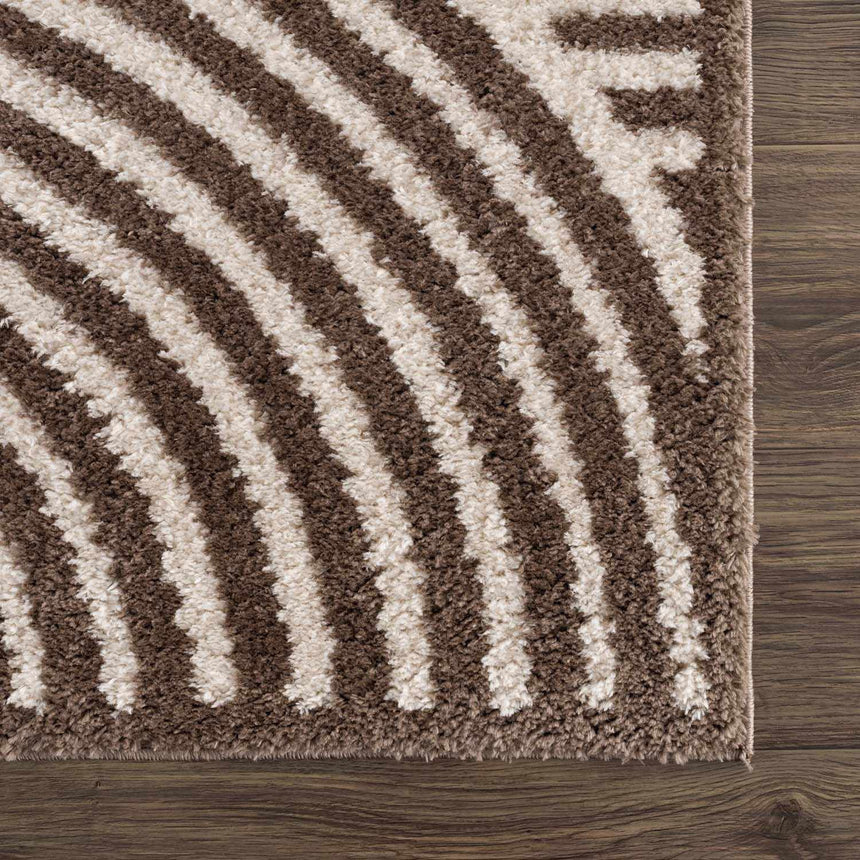Allard Brown Washable Area Rug