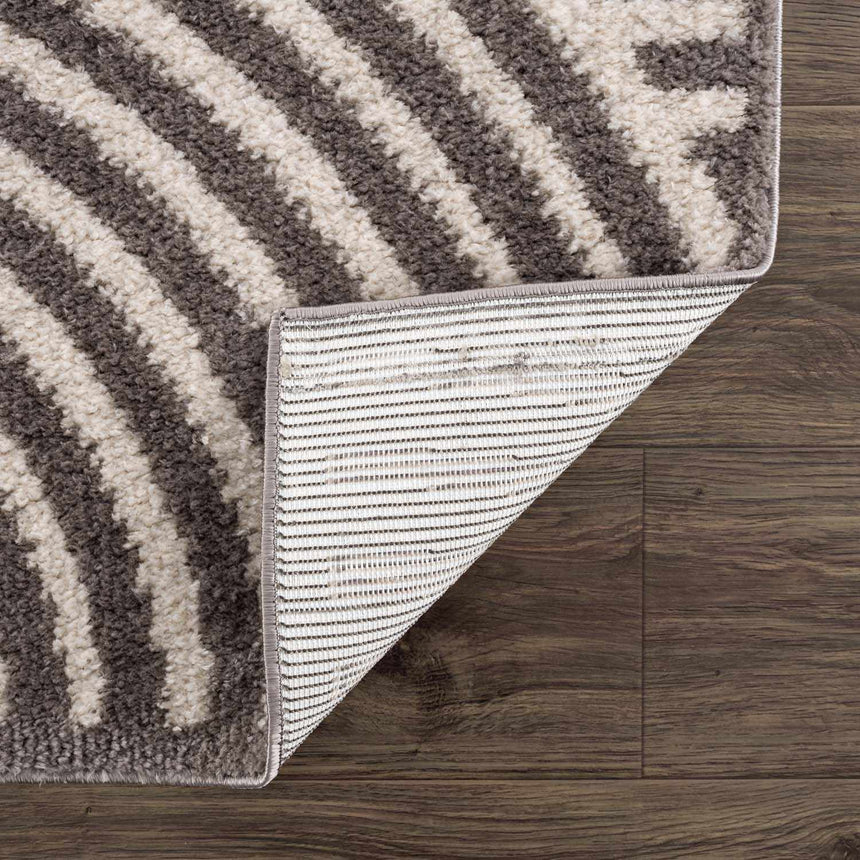 Allard Charcoal Washable Area Rug