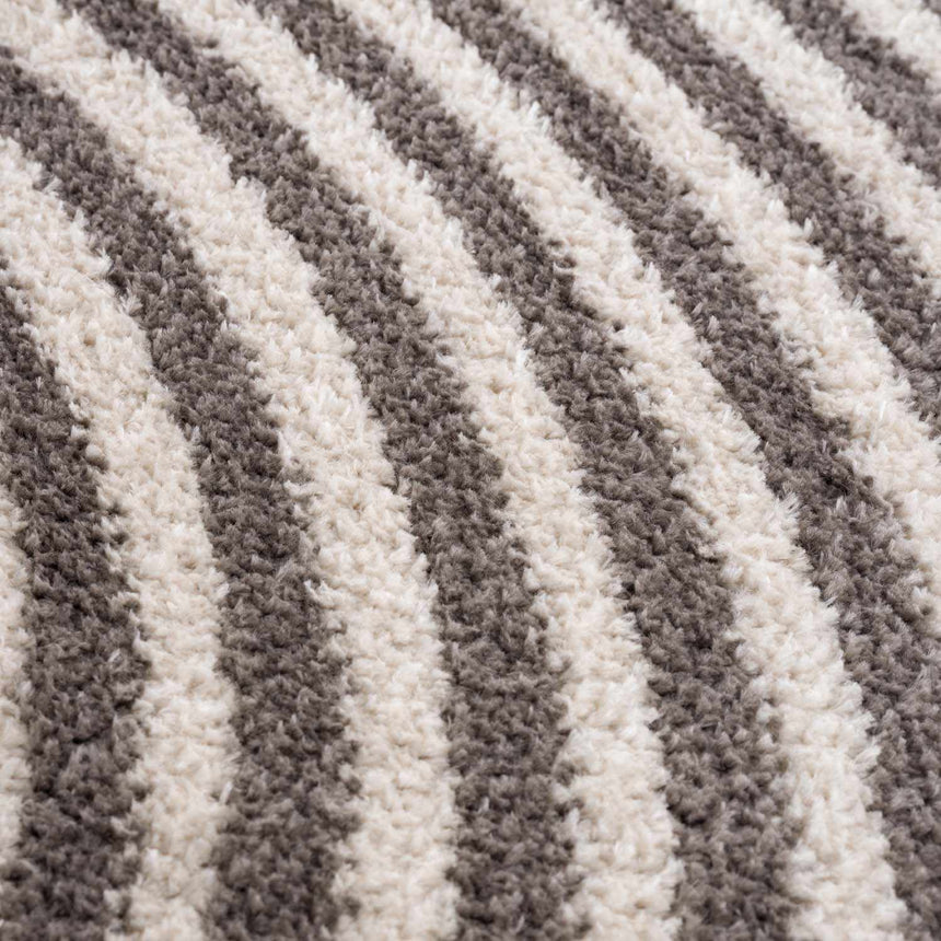 Allard Charcoal Washable Area Rug