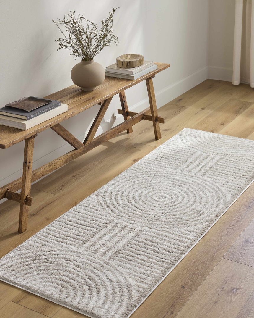Allard Gray Washable Area Rug