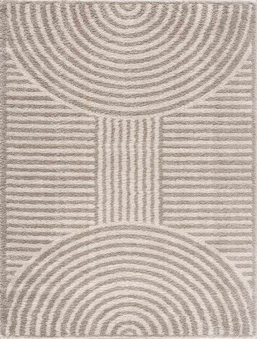 Allard Gray Washable Area Rug