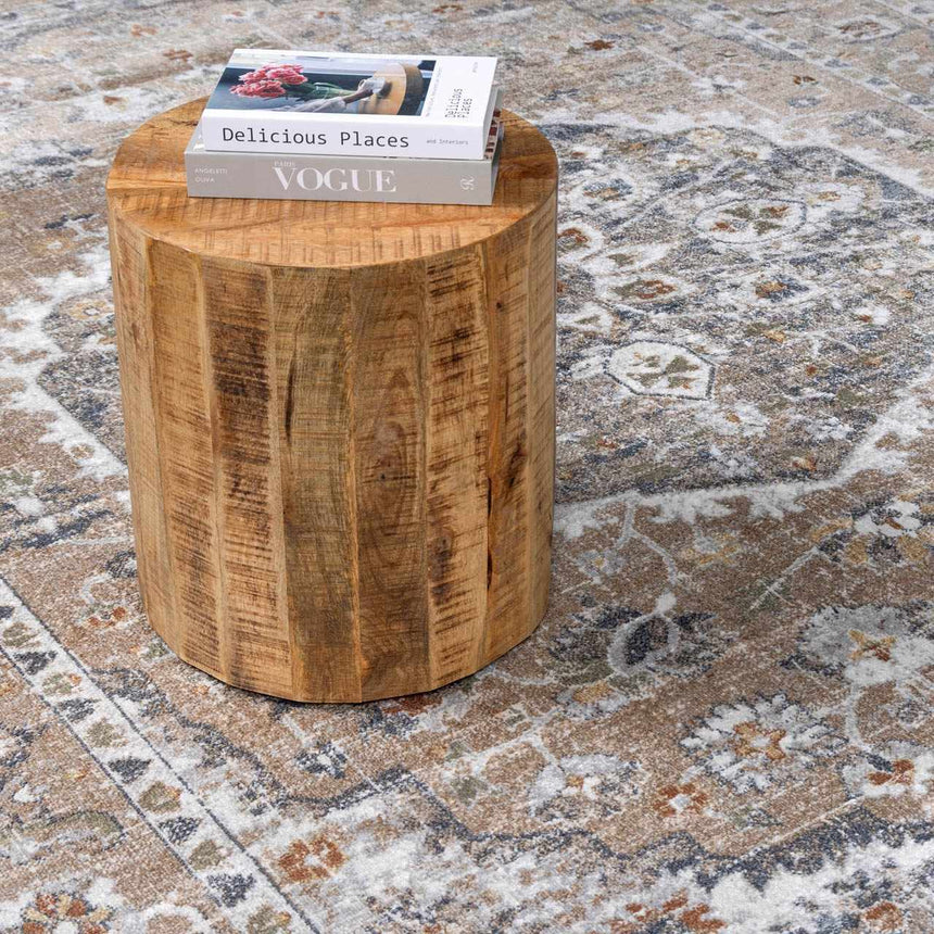 Hiti Beige Flat Pile Washable Rug