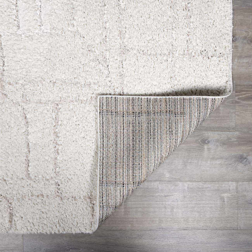 Andia Plush Grid Rug - Clearance