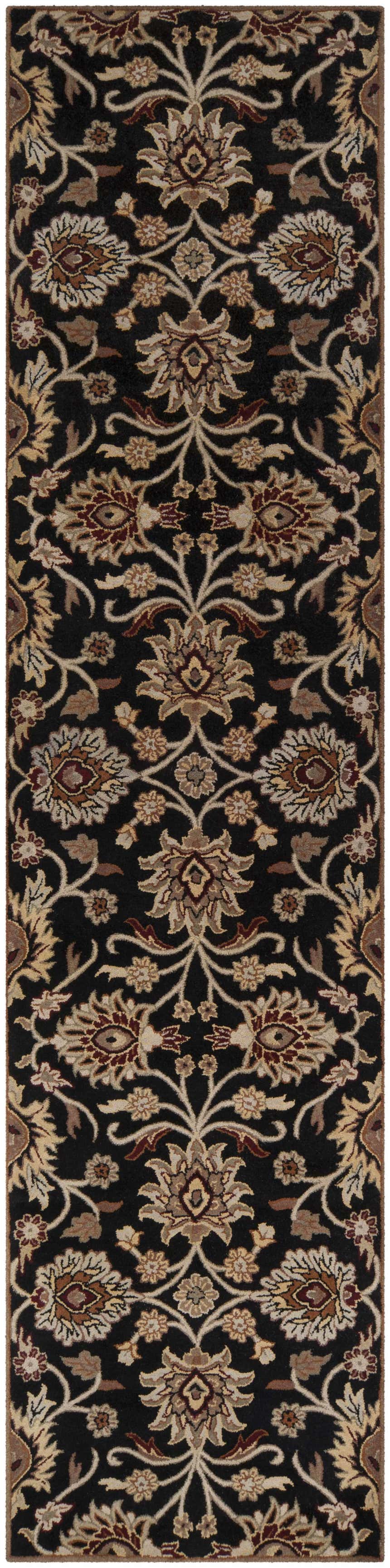 Made to Order Custom Size Conesus Hand Tufted Black 1053 Area Rug