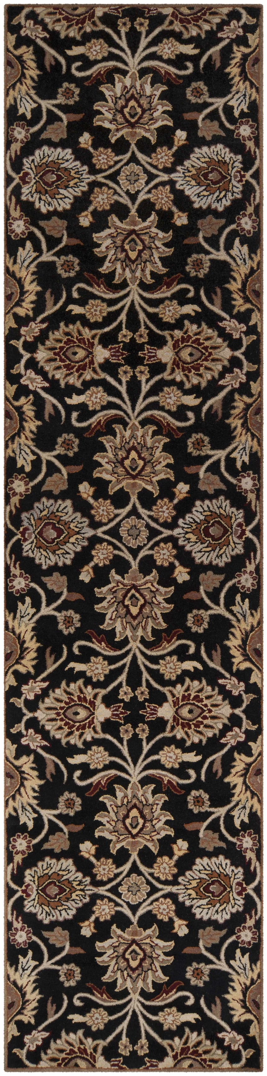 Made to Order Custom Size Conesus Hand Tufted Black 1053 Area Rug