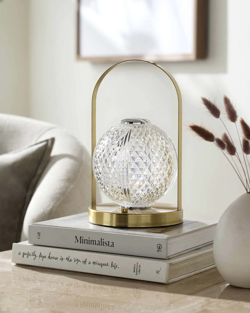 Abaetetuba Metallic - Brass Table Lamp